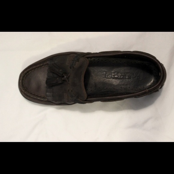 Brown Leather Sperry Loafers - Picture 2 of 3